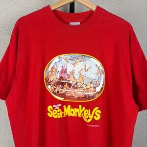 Rare Stanley Desantis Amazing Live Sea Monkeys 1996 Vintage XL Tee